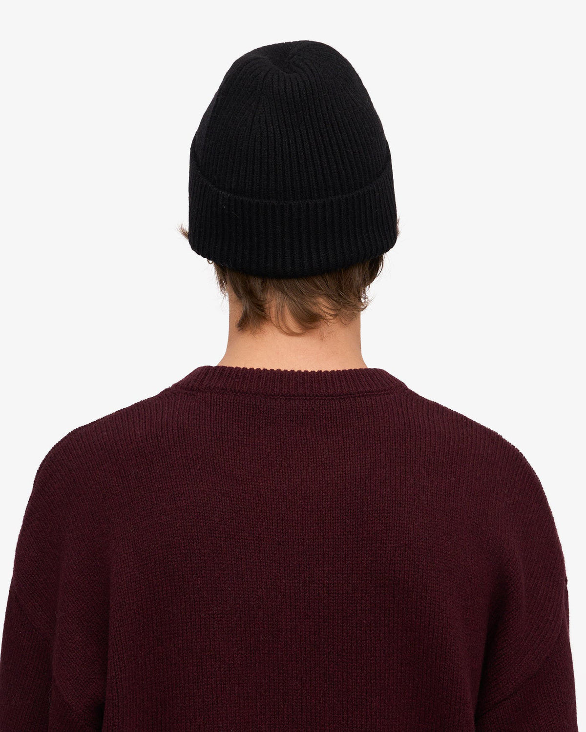Colorful Standard Merino Wool Beanie - Deep Black