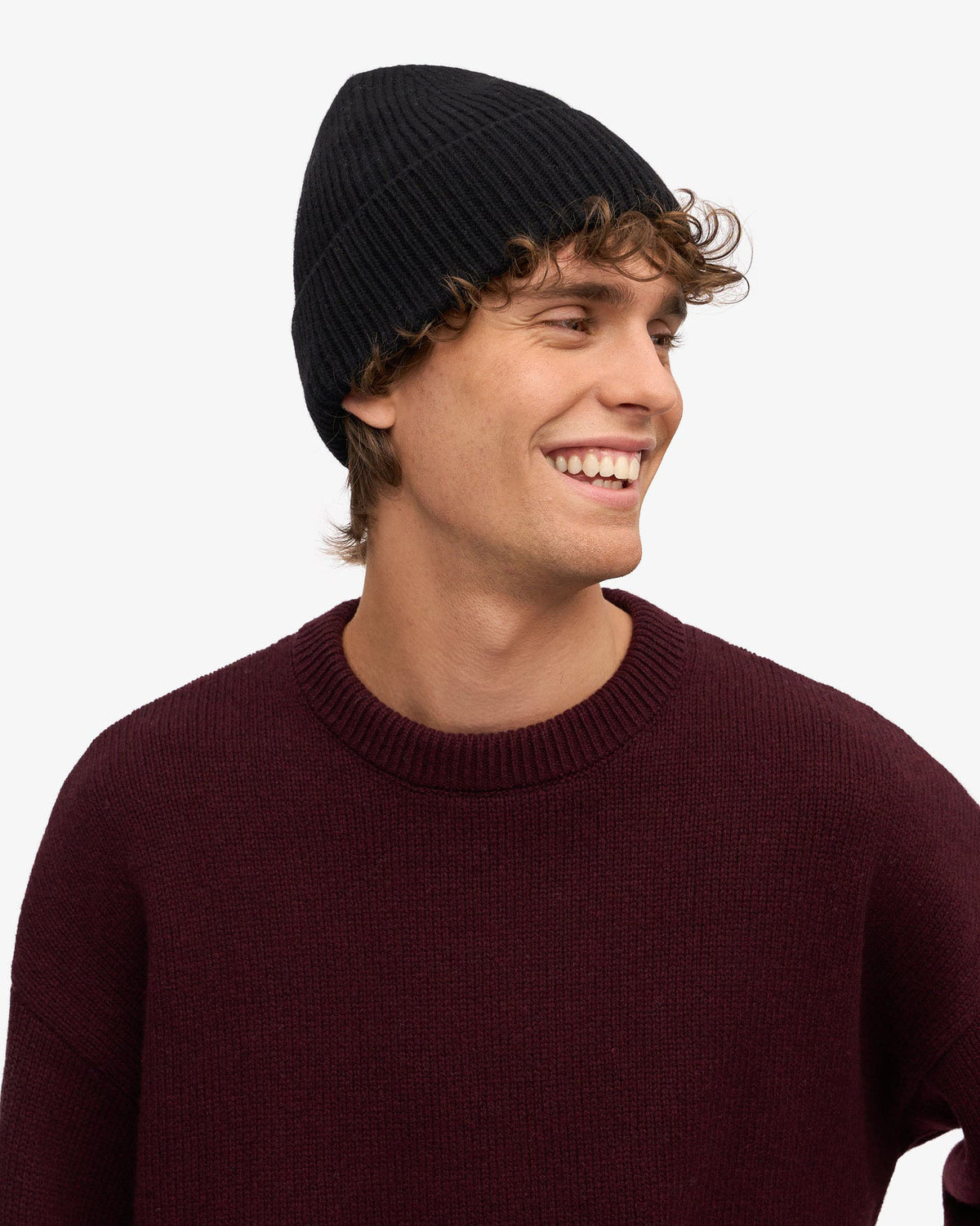 Colorful Standard Merino Wool Beanie - Deep Black
