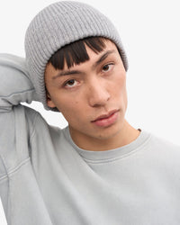 Colorful Standard Merino Wool Beanie - Heather Grey | Colorful Standard Hats | JEANSTORE