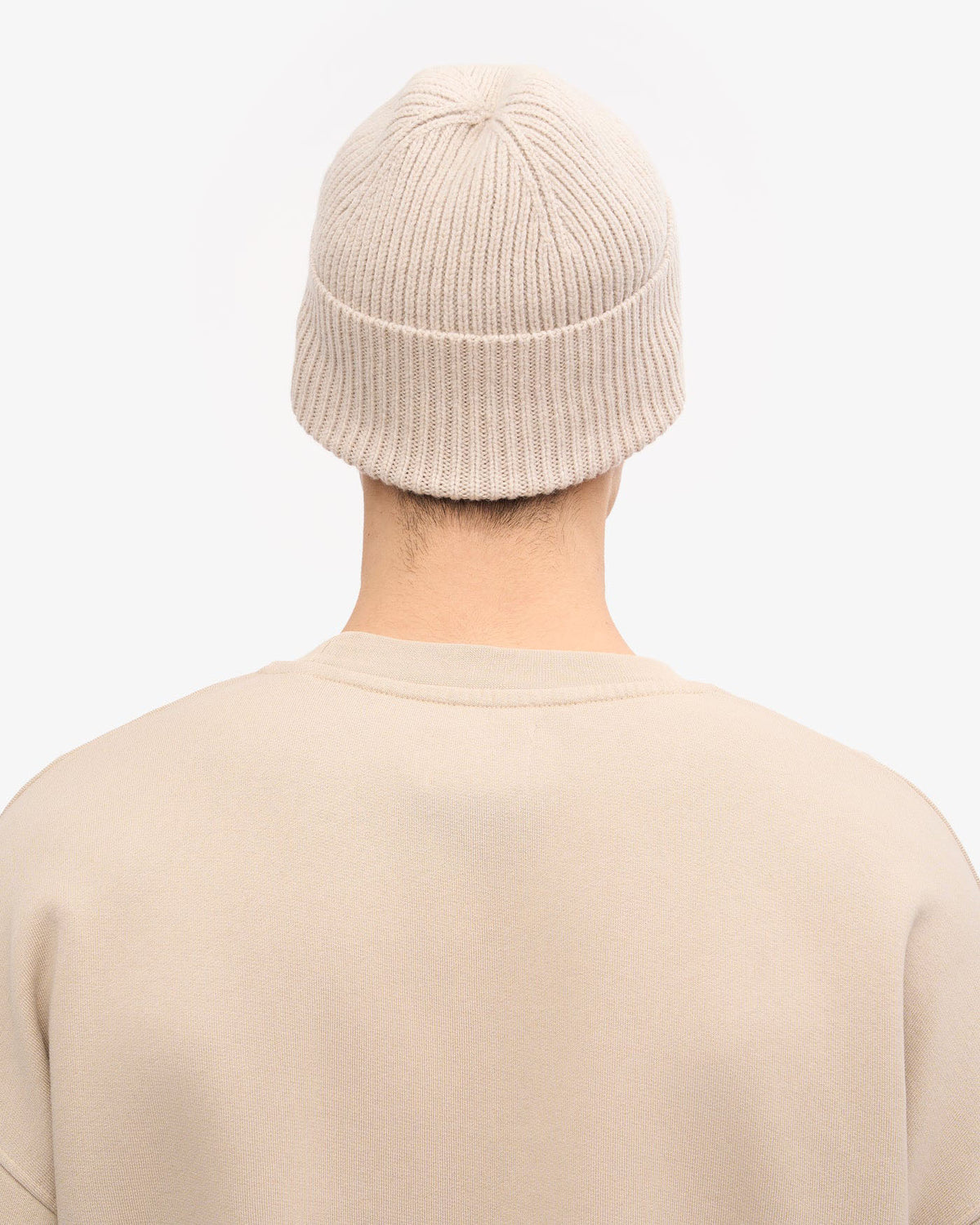 Colorful Standard Merino Wool Beanie - Ivory White