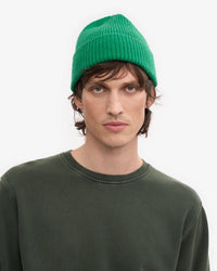 Colorful Standard Merino Wool Beanie - Kelly Green | Colorful Standard Hats | Jeanstore