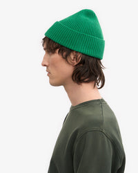 Colorful Standard Merino Wool Beanie - Kelly Green | Colorful Standard Hats | Jeanstore