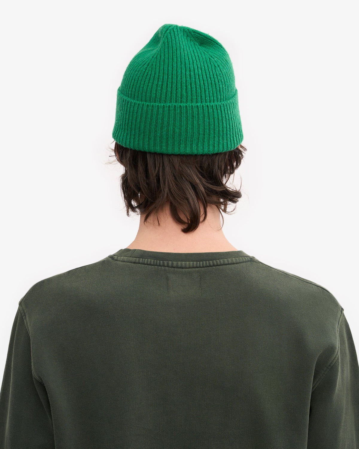 Colorful Standard Merino Wool Beanie - Kelly Green | Colorful Standard Hats | Jeanstore