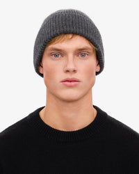 Colorful Standard Merino Wool Beanie - Lava Grey
