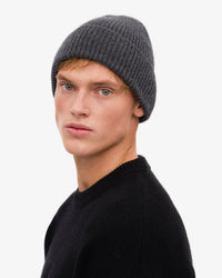 Colorful Standard Merino Wool Beanie - Lava Grey