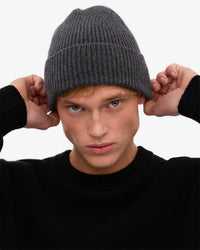 Colorful Standard Merino Wool Beanie - Lava Grey