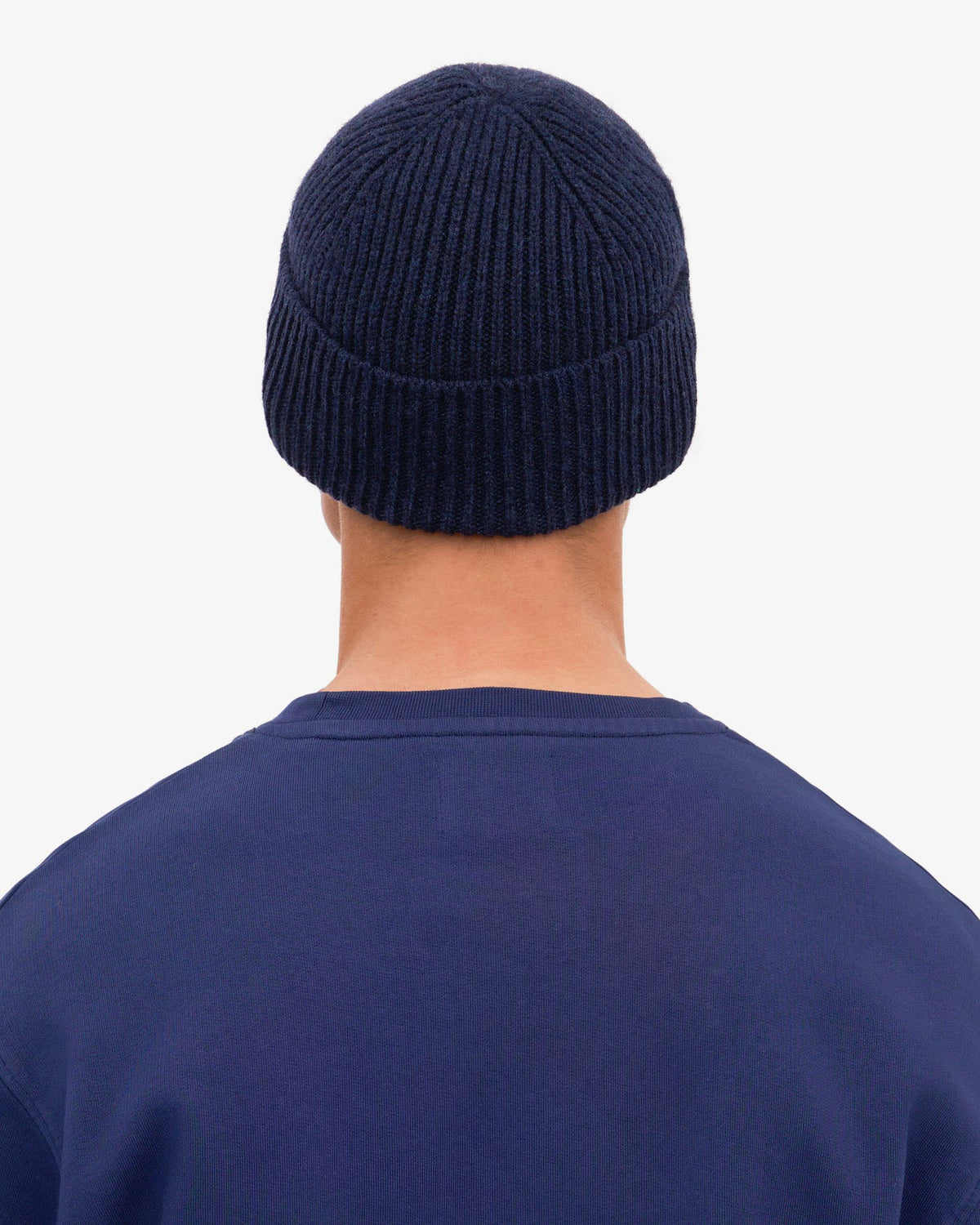 Colorful Standard Merino Wool Beanie - Marine Blue | Colorful Standard Hats | JEANSTORE