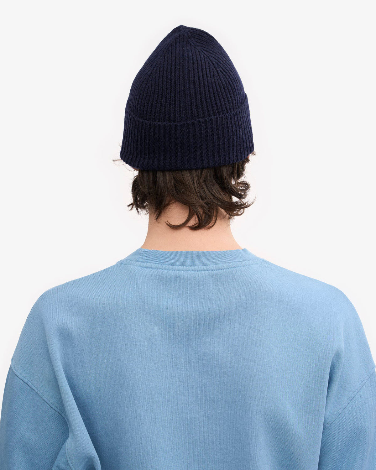 Colorful Standard Merino Wool Beanie - Navy Blue