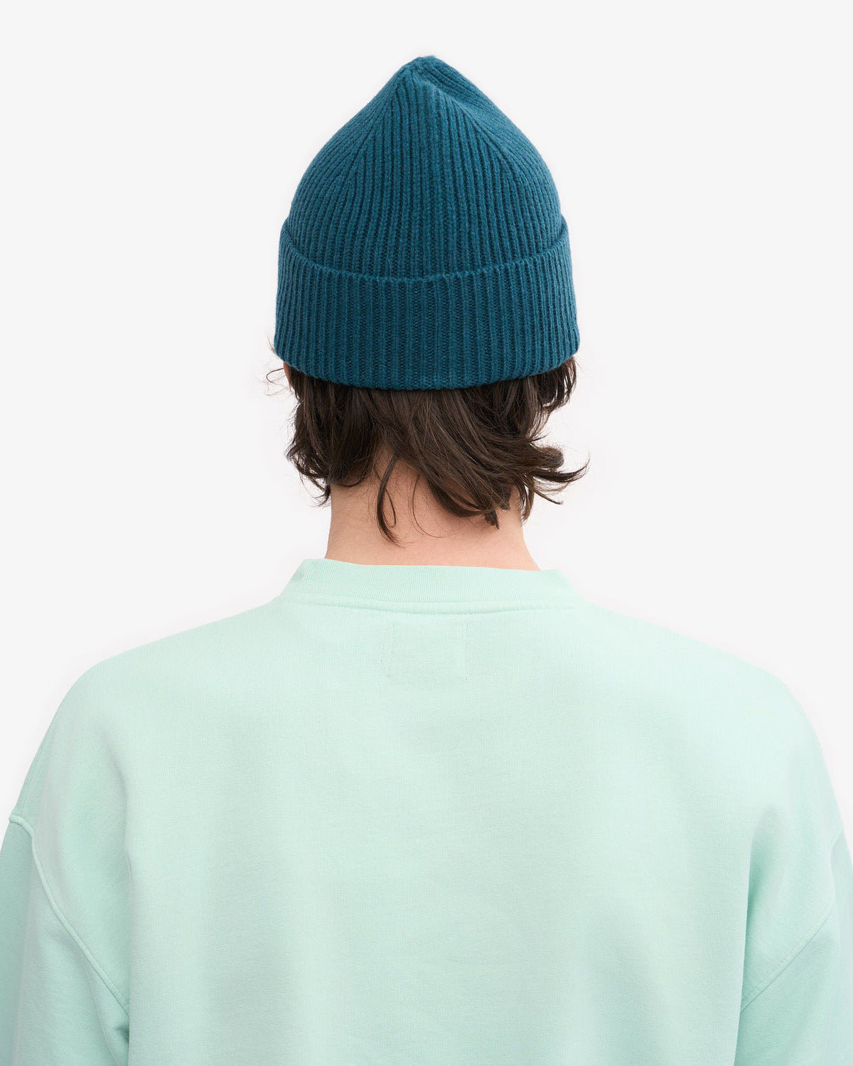 Colorful Standard Merino Wool Beanie - Ocean Green | Colorful Standard Hats | JEANSTORE