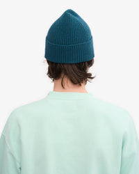 Colorful Standard Merino Wool Beanie - Ocean Green | Colorful Standard Hats | JEANSTORE