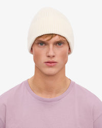 Colorful Standard Merino Wool Beanie - Optical White