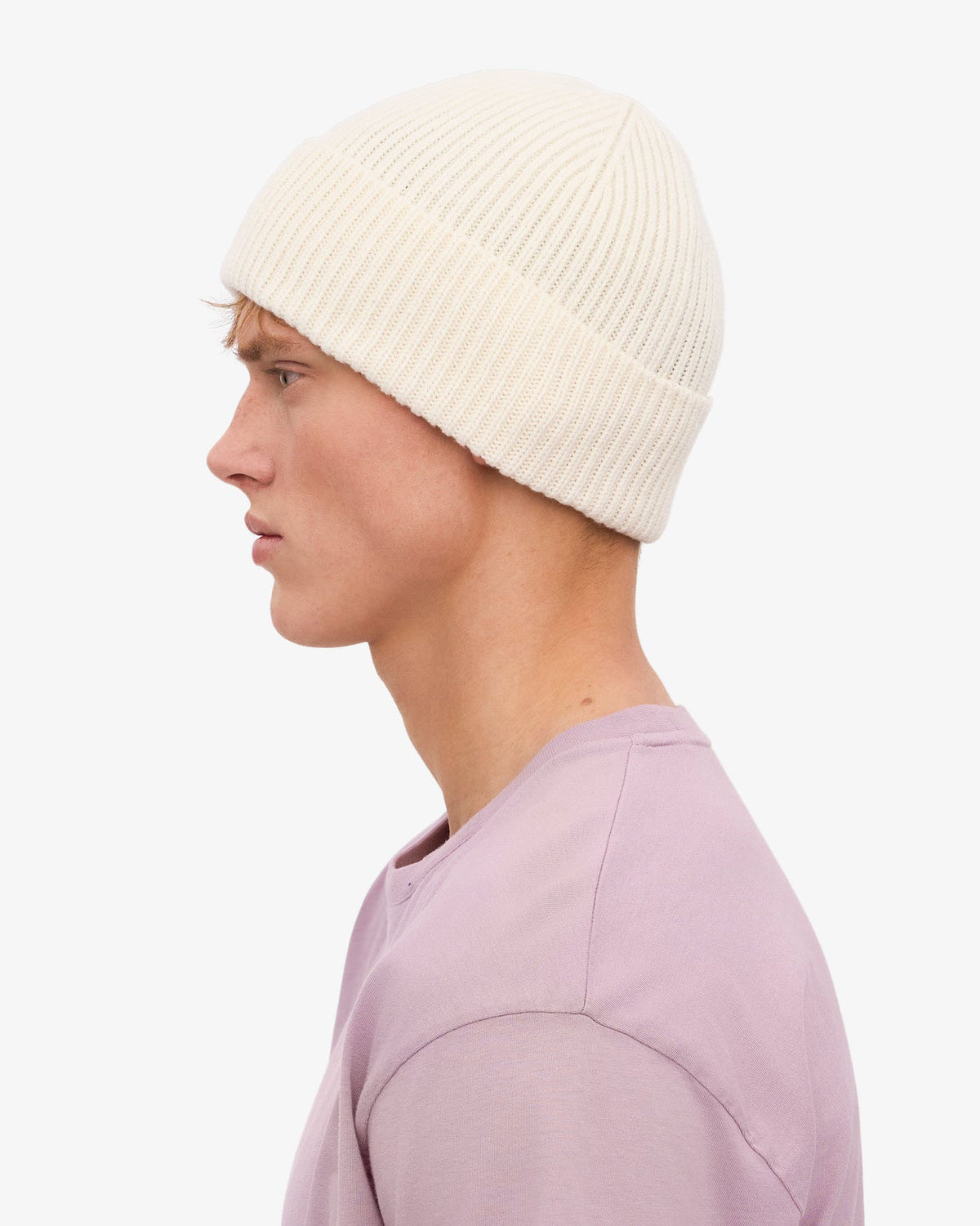 Colorful Standard Merino Wool Beanie - Optical White