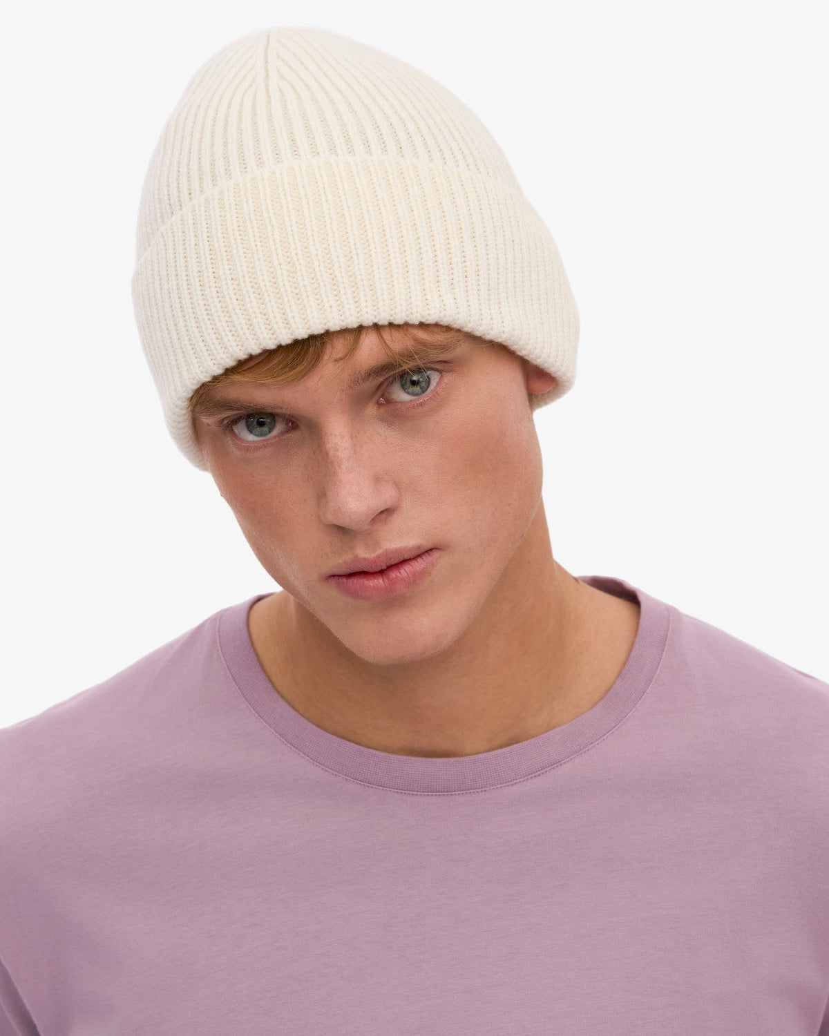 Colorful Standard Merino Wool Beanie - Optical White
