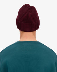 Colorful Standard Merino Wool Beanie - Oxblood Red