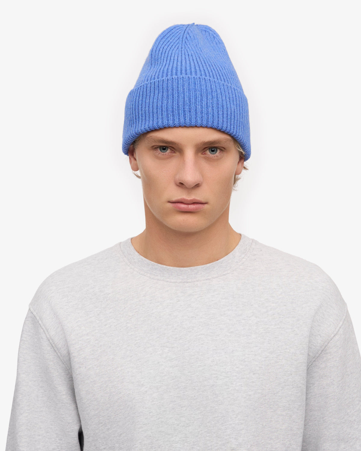 Colorful Standard Merino Wool Beanie - Pacific Blue