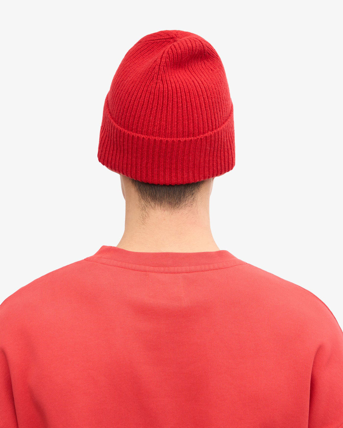 Colorful Standard Merino Wool Beanie - Scarlet Red