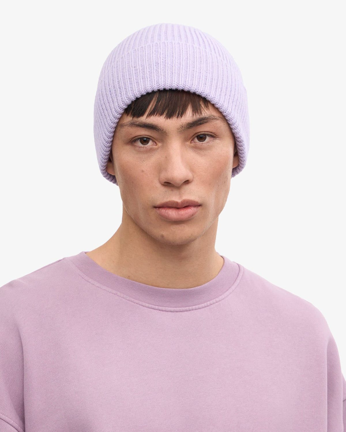 Colorful Standard Merino Wool Beanie - Soft Lavender