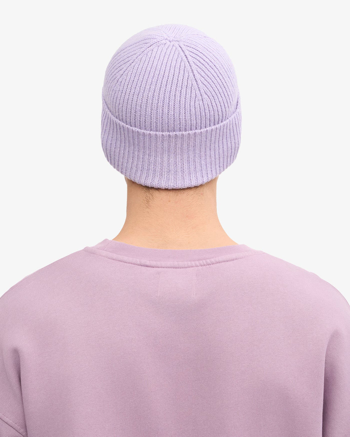 Colorful Standard Merino Wool Beanie - Soft Lavender