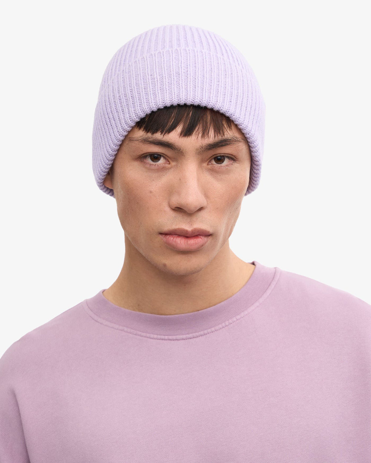 Colorful Standard Merino Wool Beanie - Soft Lavender