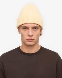 Colorful Standard Merino Wool Beanie - Soft Yellow
