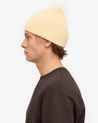 Colorful Standard Merino Wool Beanie - Soft Yellow