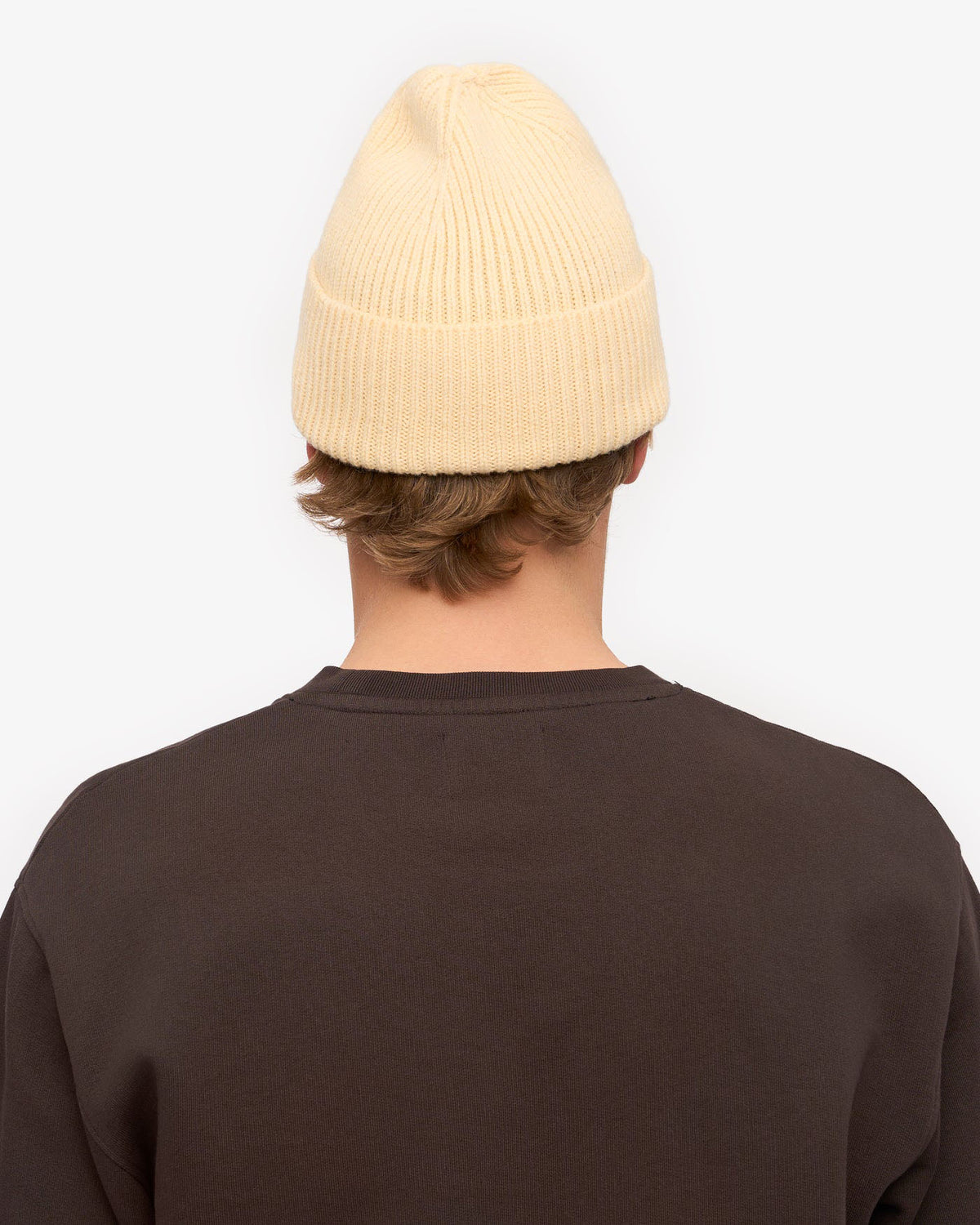 Colorful Standard Merino Wool Beanie - Soft Yellow