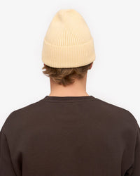 Colorful Standard Merino Wool Beanie - Soft Yellow