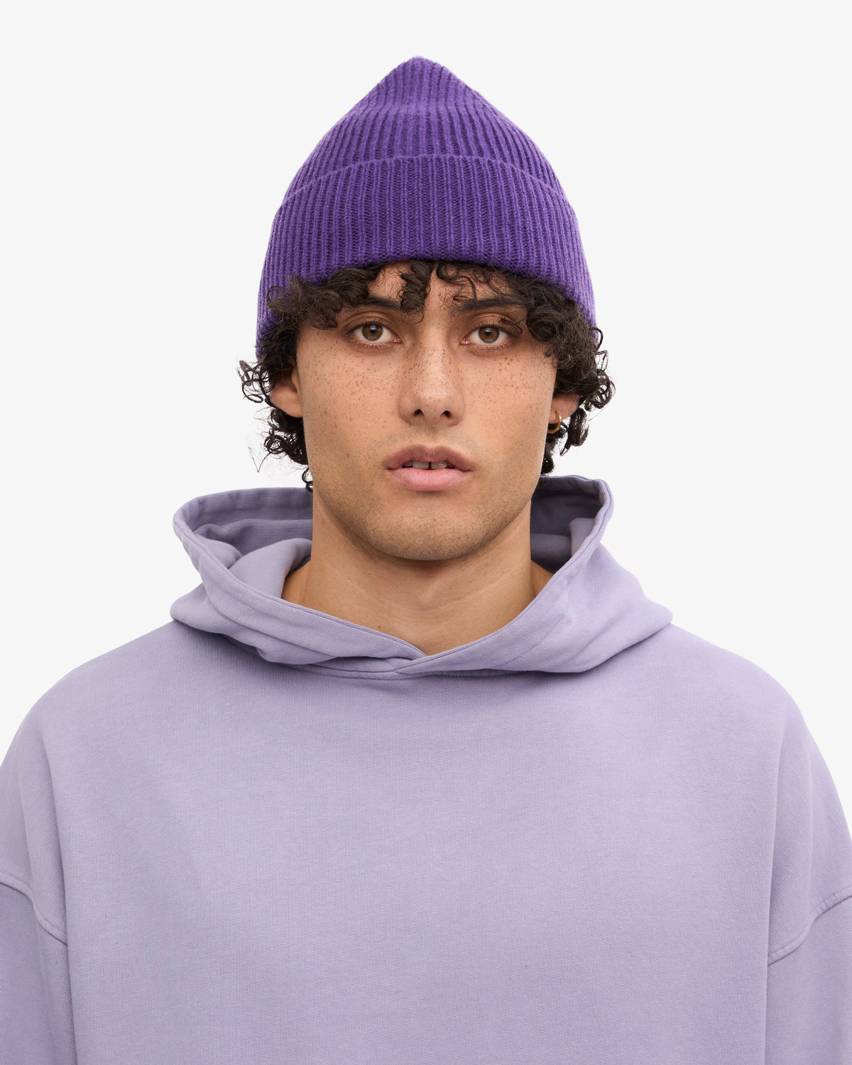 Colorful Standard Merino Wool Beanie - Ultra Violet