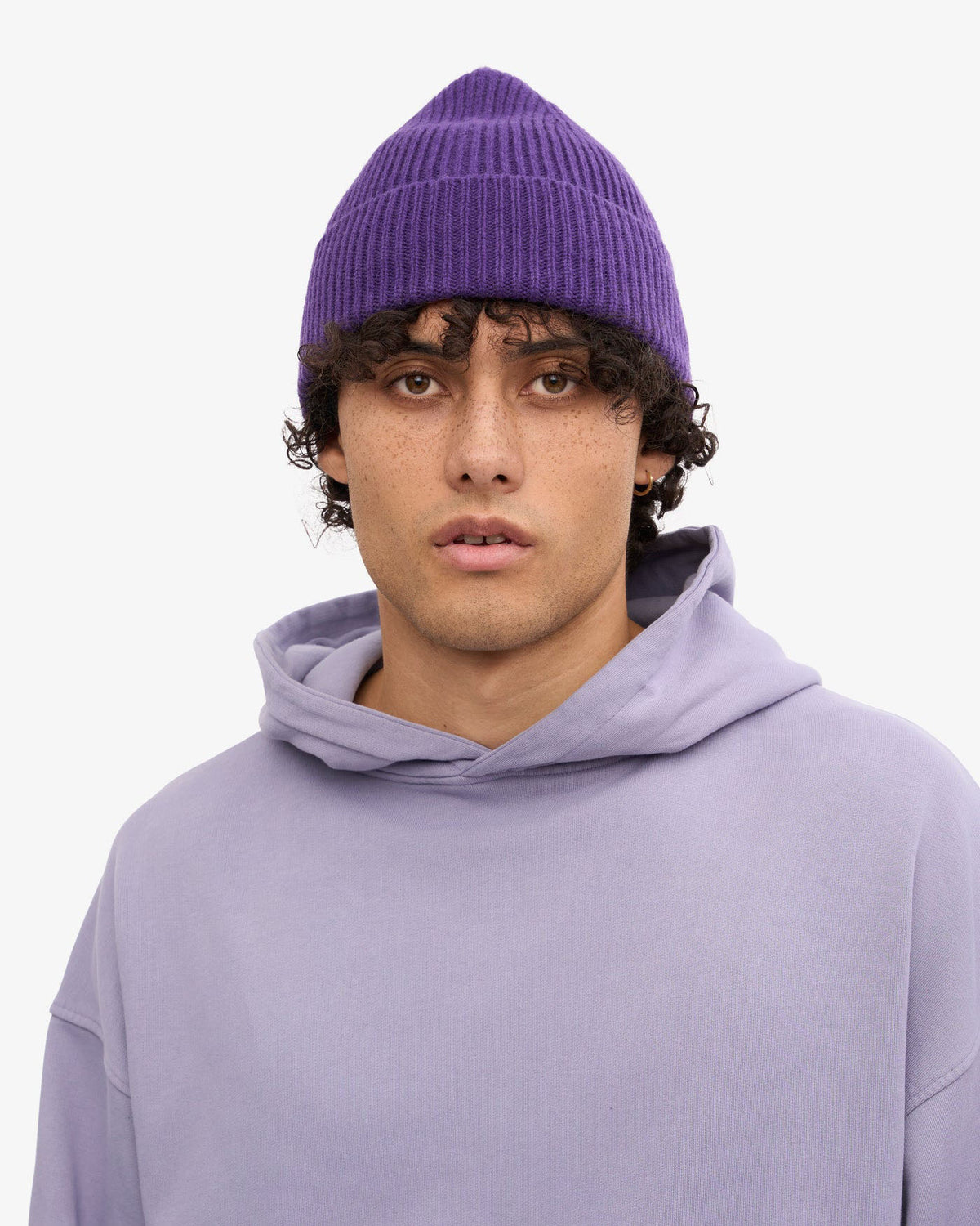Colorful Standard Merino Wool Beanie - Ultra Violet