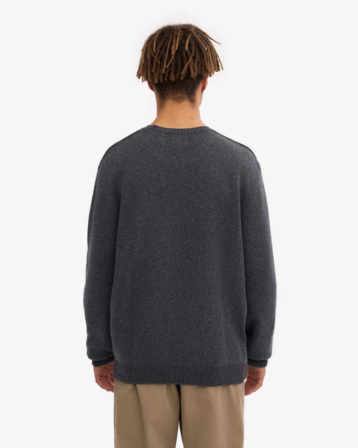 Colorful Standard Classic Merino Wool Crew Sweater - Lava Grey | Colorful Standard Sweaters & Knitwear | JEANSTORE