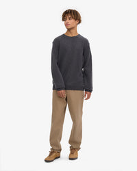 Colorful Standard Classic Merino Wool Crew Sweater - Lava Grey | Colorful Standard Sweaters & Knitwear | JEANSTORE