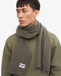 Colorful Standard Merino Wool Scarf - Dusty Olive | Colorful Standard Scarves | Jeanstore