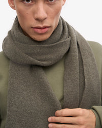 Colorful Standard Merino Wool Scarf - Dusty Olive | Colorful Standard Scarves | Jeanstore