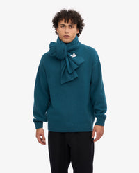 Colorful Standard Merino Wool Scarf - Ocean Green | Colorful Standard Scarves | JEANSTORE