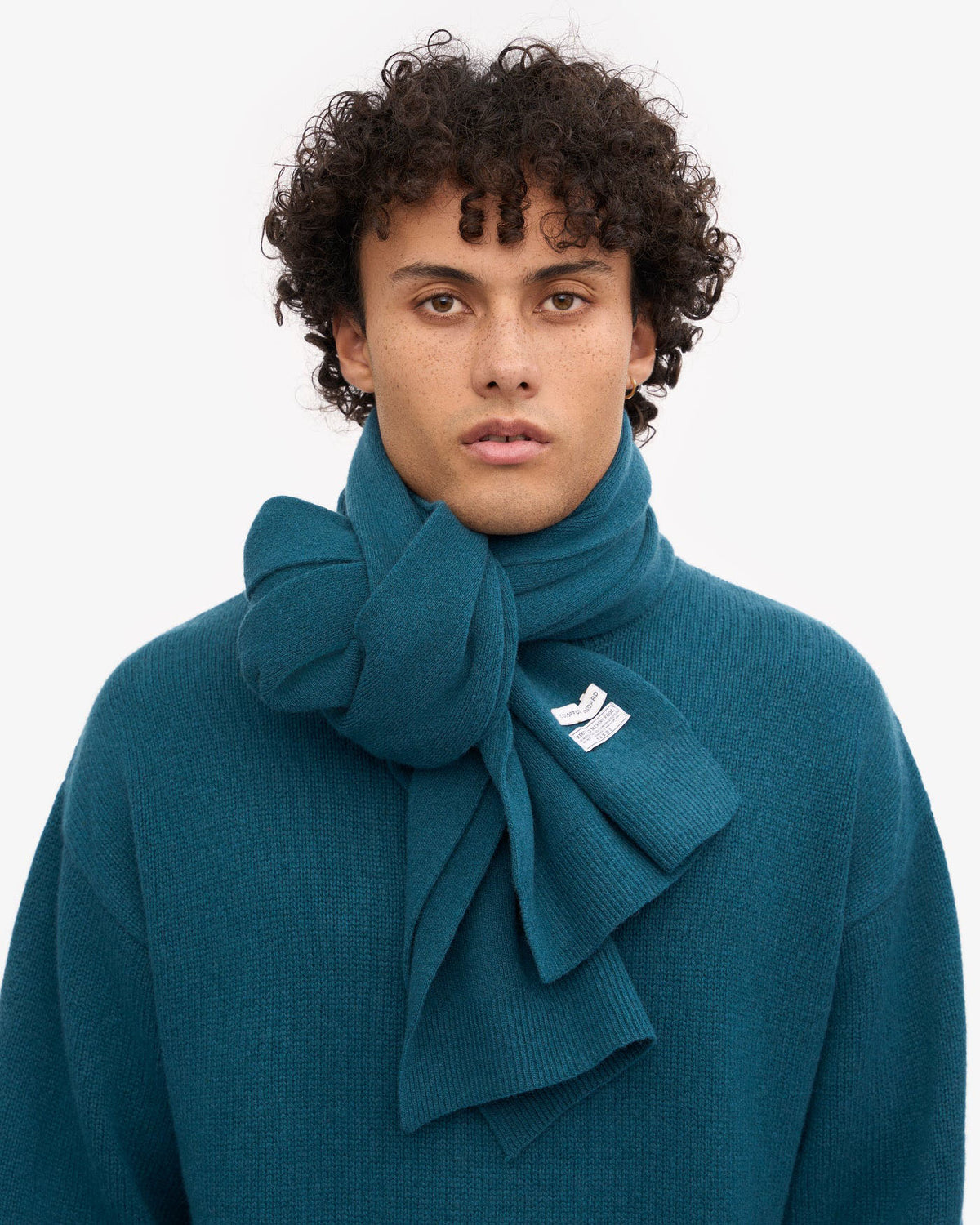 Colorful Standard Merino Wool Scarf - Ocean Green | Colorful Standard Scarves | JEANSTORE