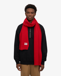 Colorful Standard Merino Wool Scarf - Scarlet Red | Colorful Standard Scarves | JEANSTORE