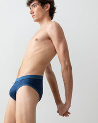 TA-CT Teleno Linen Mini Briefs - Indigo | TA-CT Underwear | JEANSTORE