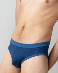TA-CT Teleno Linen Mini Briefs - Indigo | TA-CT Underwear | JEANSTORE