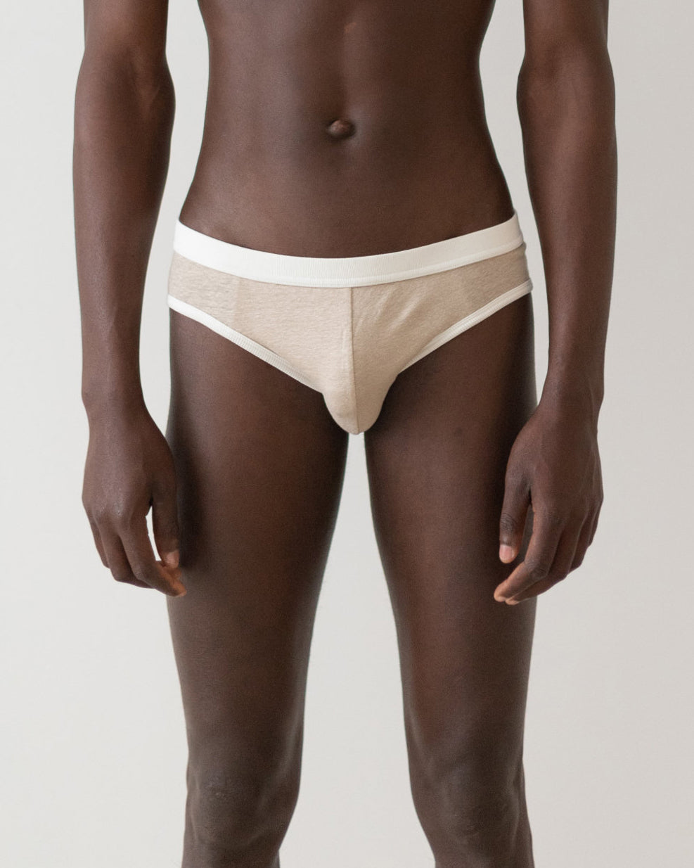 TA-CT Teleno Linen Mini Briefs - Natural | TA-CT Underwear | JEANSTORE