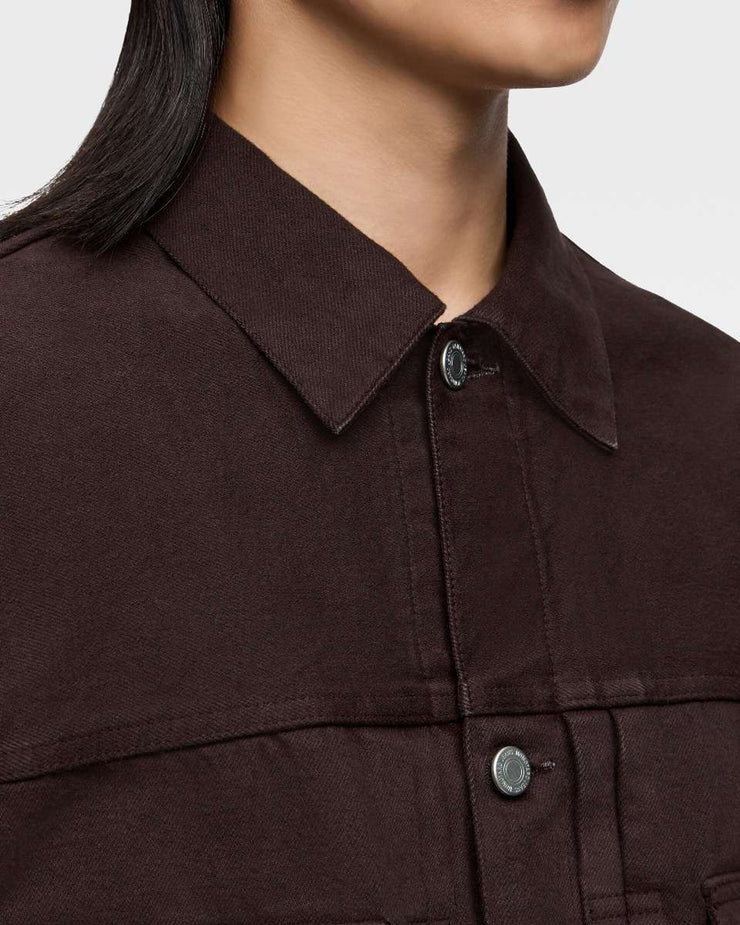 Momotaro Jeans MMGJ6000 #002 Onigurumi Dyed Selvedge Denim Jacket - Brown