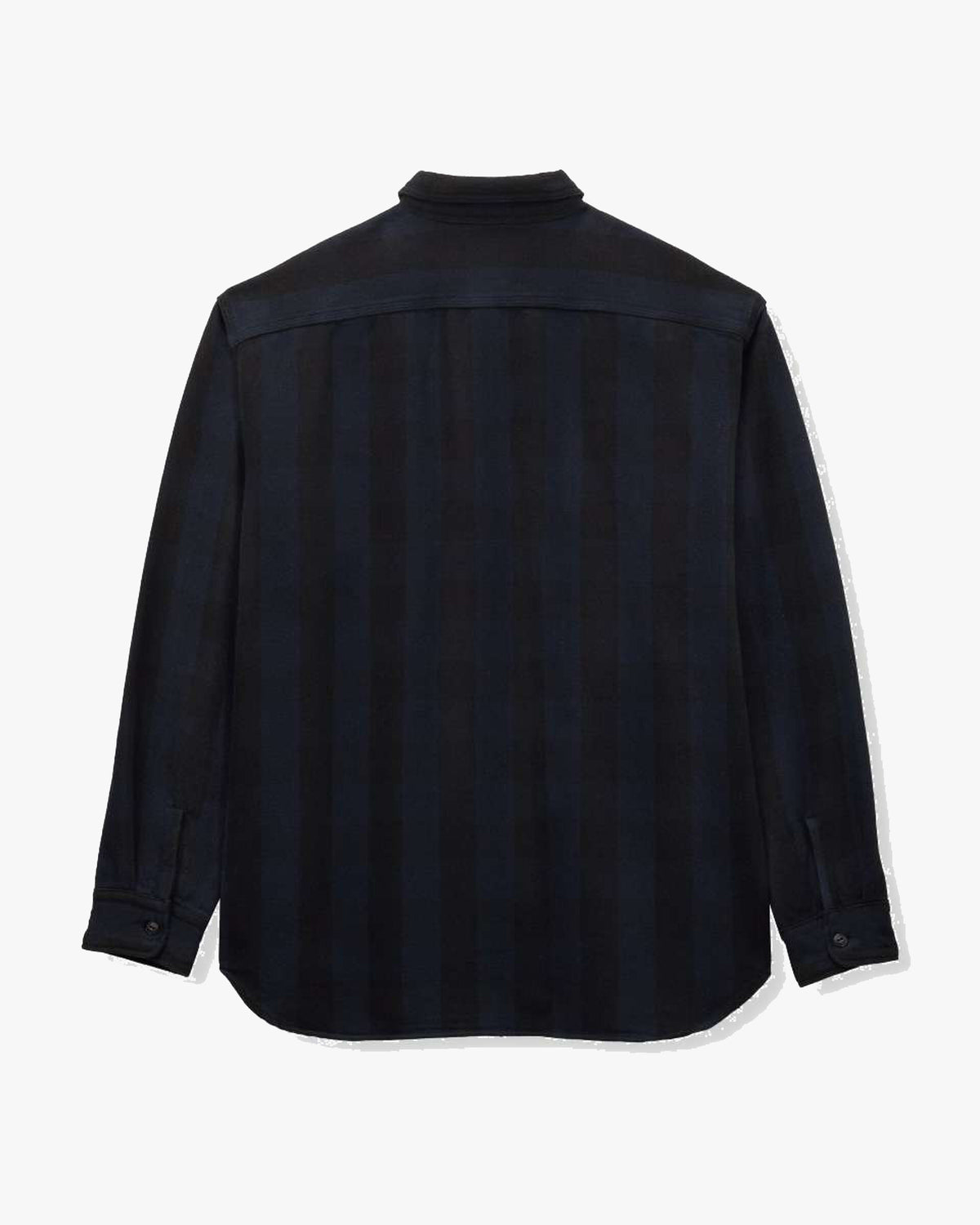 MOMOTARO JEANS MMLS6002 Block Check L/S Shirt - Navy