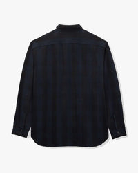 MOMOTARO JEANS MMLS6002 Block Check L/S Shirt - Navy