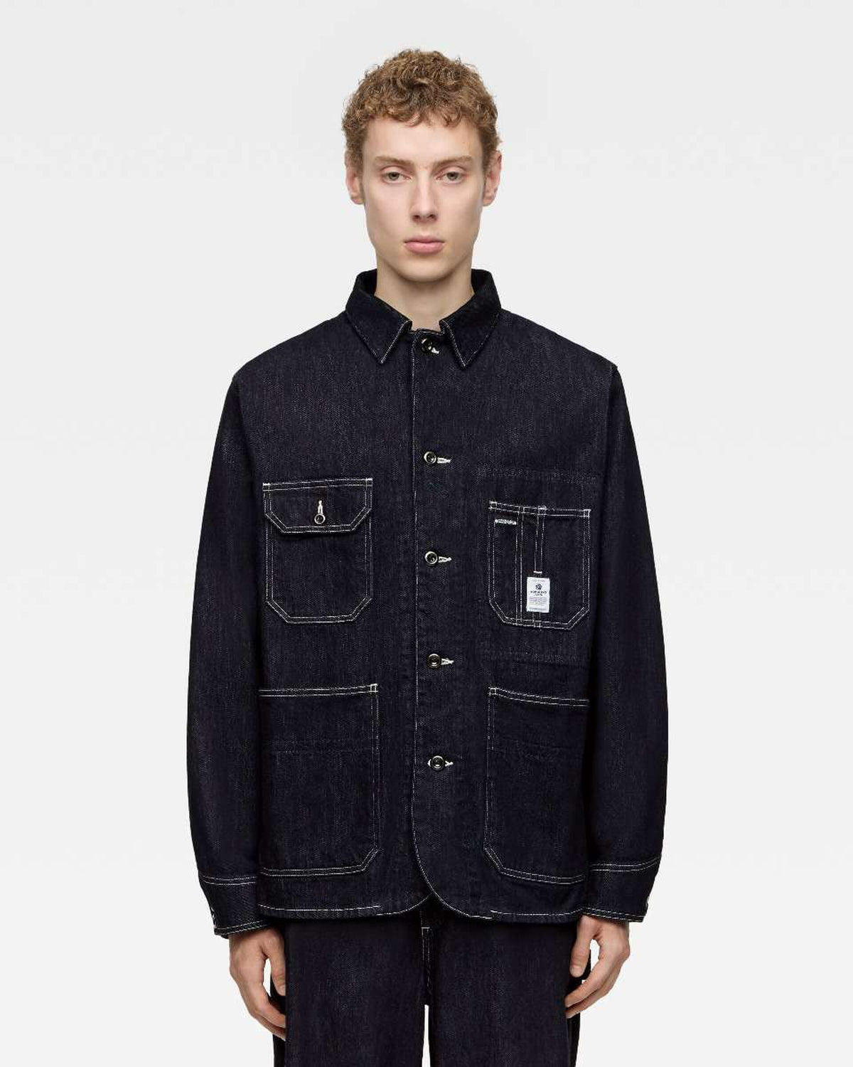 MOMOTARO JEANS MMOT6300 Selvedge Denim Coverall - Indigo | MOMOTARO JEANS Jackets & Coats | JEANSTORE