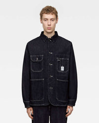 MOMOTARO JEANS MMOT6300 Selvedge Denim Coverall - Indigo | MOMOTARO JEANS Jackets & Coats | JEANSTORE