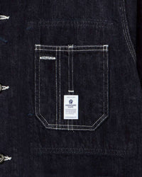 MOMOTARO JEANS MMOT6300 Selvedge Denim Coverall - Indigo | MOMOTARO JEANS Jackets & Coats | JEANSTORE