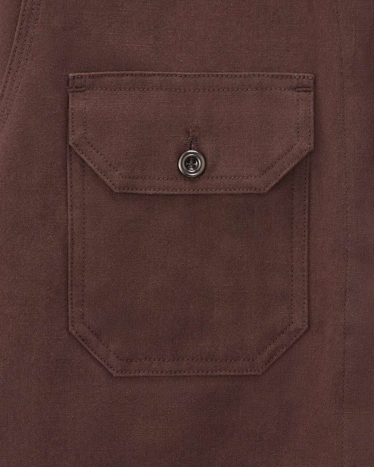 Momotaro Jeans MMOT6312 Duck Canvas Coverall - Brown