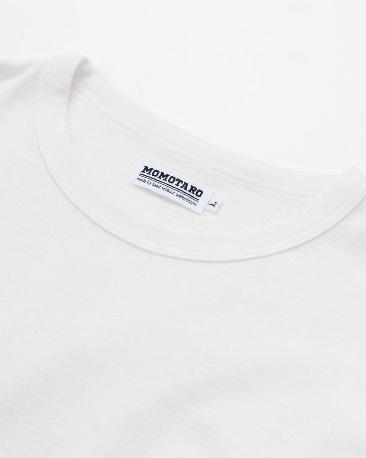 Momotaro Jeans MT003 Zimbabwe Cotton Pocket Tee - White