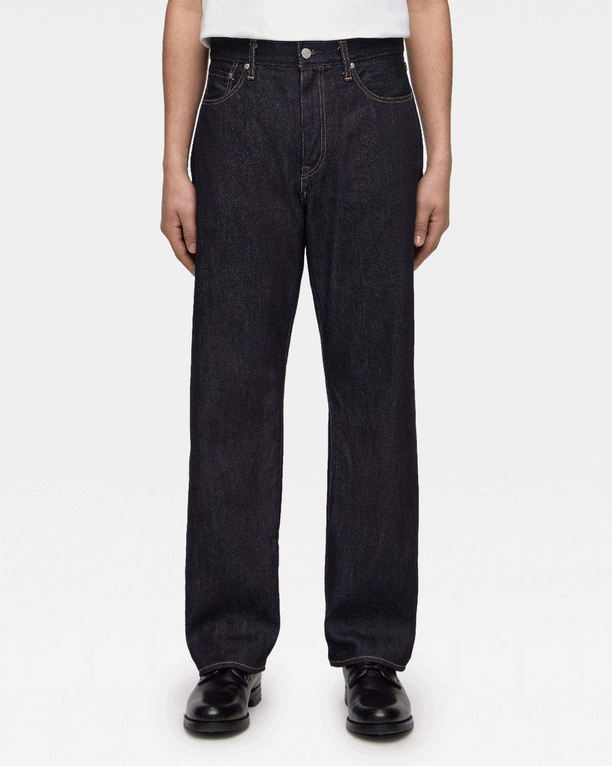 MOMOTARO JEANS #100 Straight Fit Mens Jeans - 11oz Tokuno Blue Selvedge Denim / Zipper | MOMOTARO JEANS Jeans | JEANSTORE