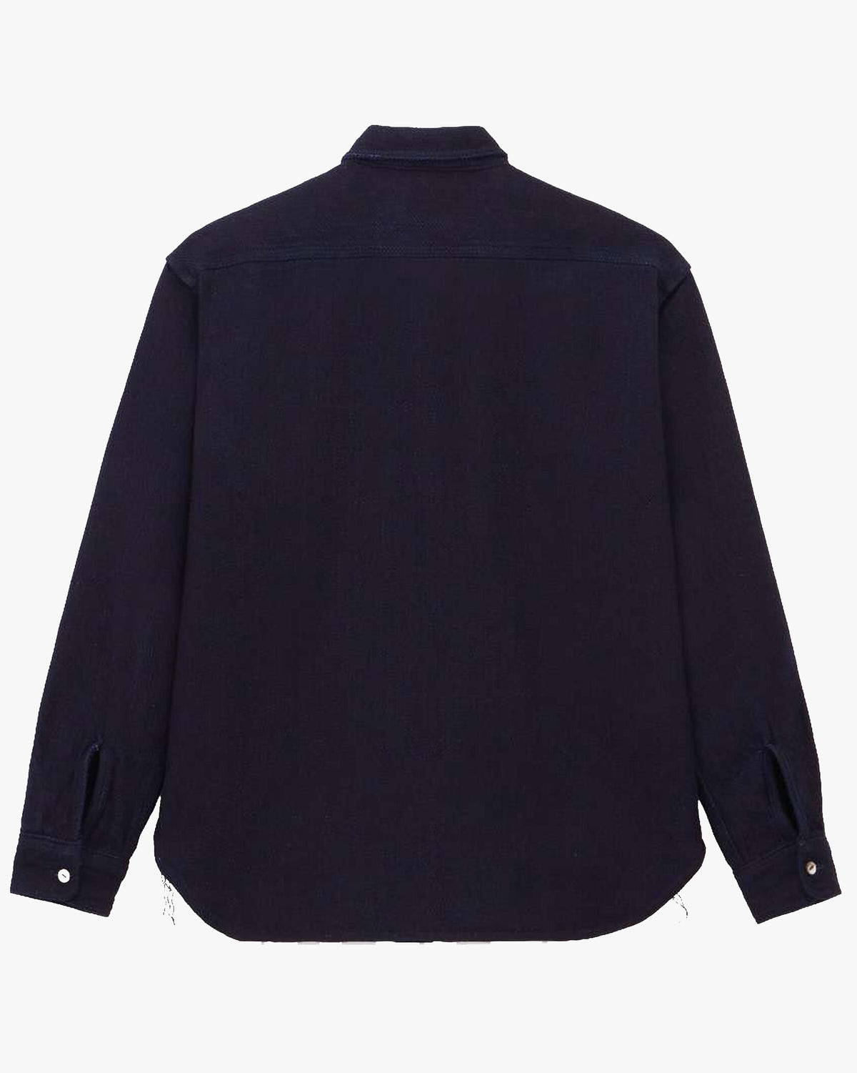 MOMOTARO JEANS MXLS1036 Triple Stitch L/S Dobby Shirt - Indigo | MOMOTARO JEANS Shirts | JEANSTORE
