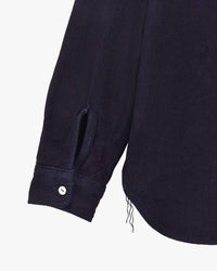 MOMOTARO JEANS MXLS1036 Triple Stitch L/S Dobby Shirt - Indigo | MOMOTARO JEANS Shirts | JEANSTORE